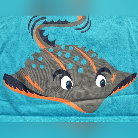 2010 euc / vguc Hanna Andersson 110 size 5 stingray tee - Picture 4 of 9